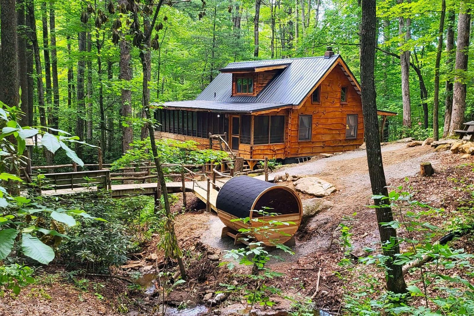 Ma Pas cabin at Cabin Fever in NC